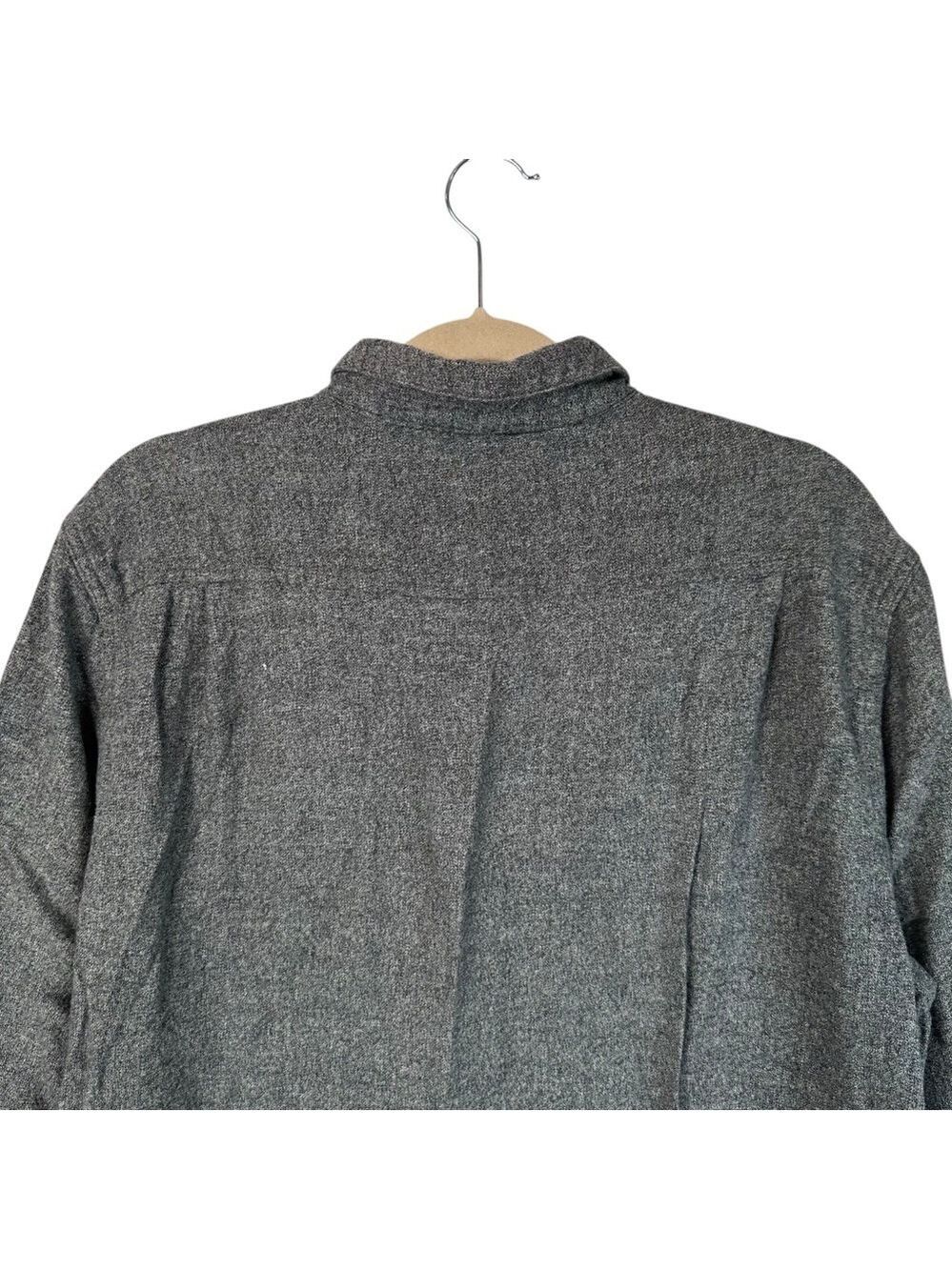 Farrell Flannel Shirt XXL Grey Button Up Long Sleeve Heritagecore Soft Warm - Picture 9 of 15